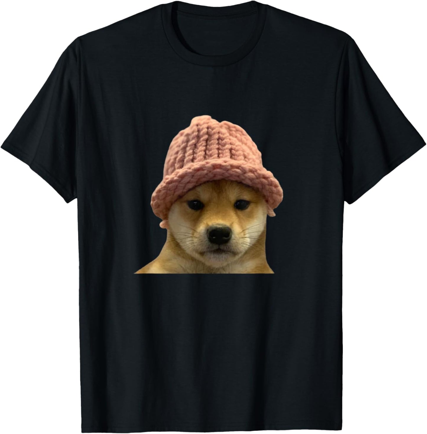 Dogwifhat Memecoin T-Shirt - T-Shirt | Black