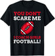 Football Coach Gifts - I Coach Girls Football T-Shirt - T-Shirt | Black