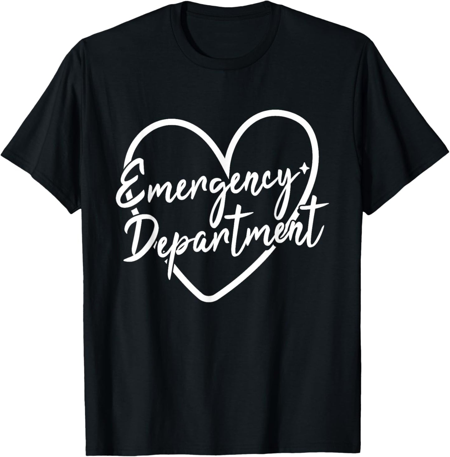 Emergency Department Emergency Room Healthcare Nursing T-Shirt - T-Shirt | Black