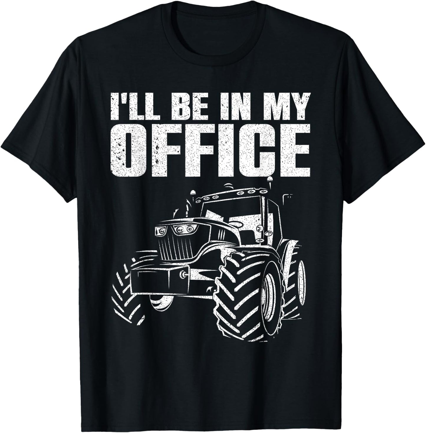 Best Tractor Women Farming Agriculture Farmer Office T-Shirt - T-Shirt | Black