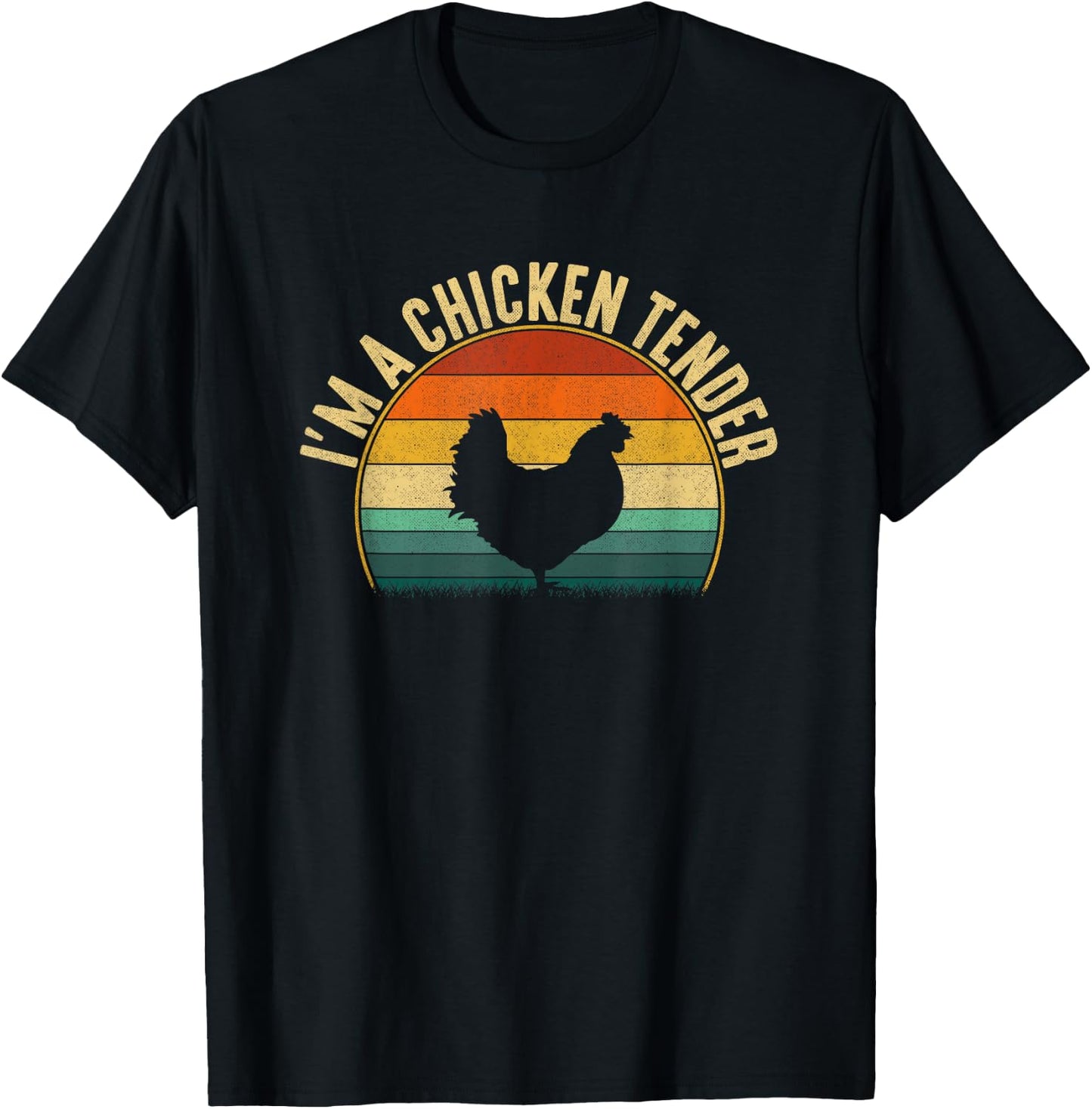 I'm a Chicken Tender, funny chicken T-Shirt - T-Shirt | Black