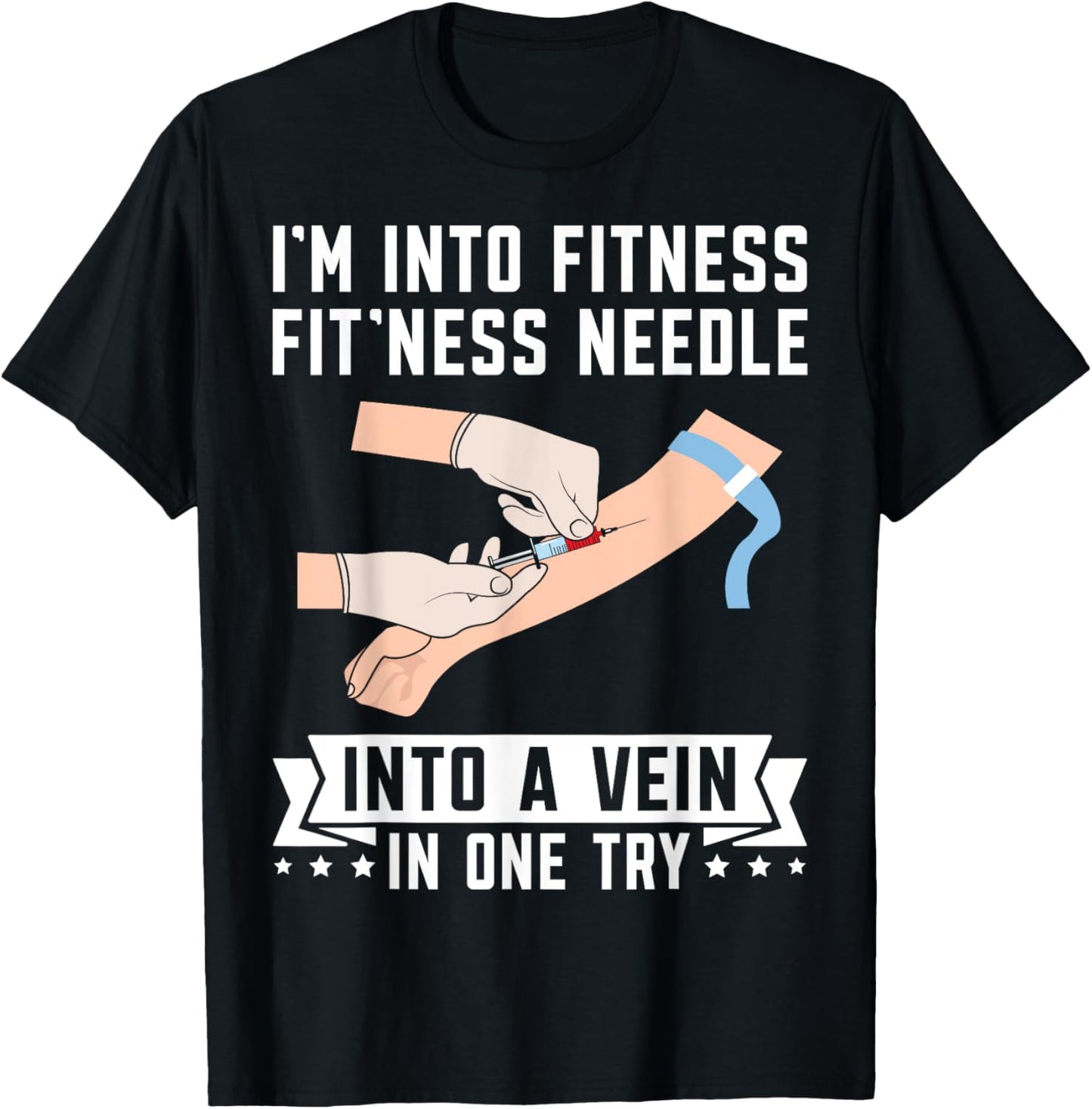 Phleb Phlebotomist T-Shirt - T-Shirt | Black