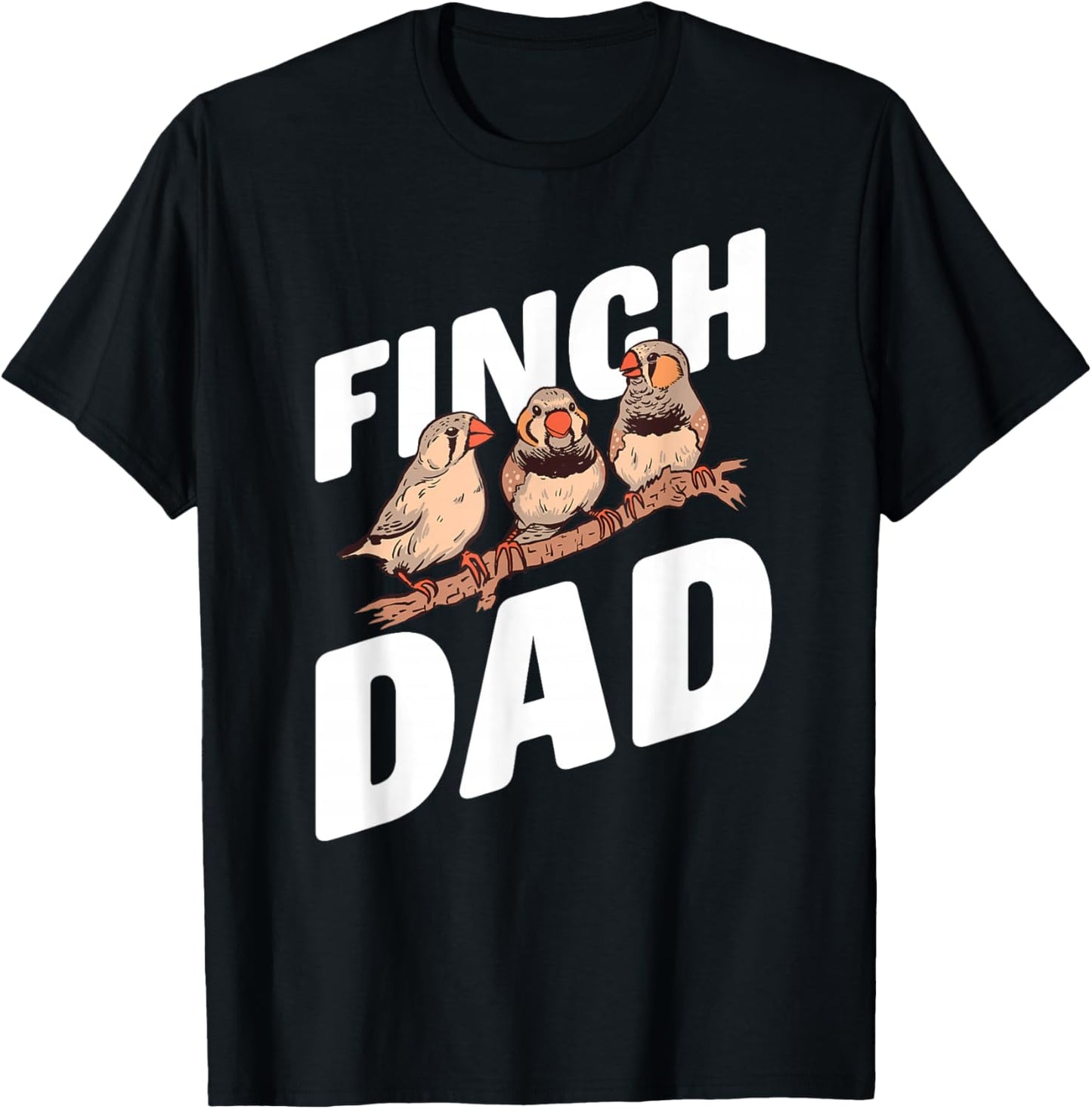 Zebra Finch Owner Finch Dad Pets Zebra Finches T-Shirt - T-Shirt | Black