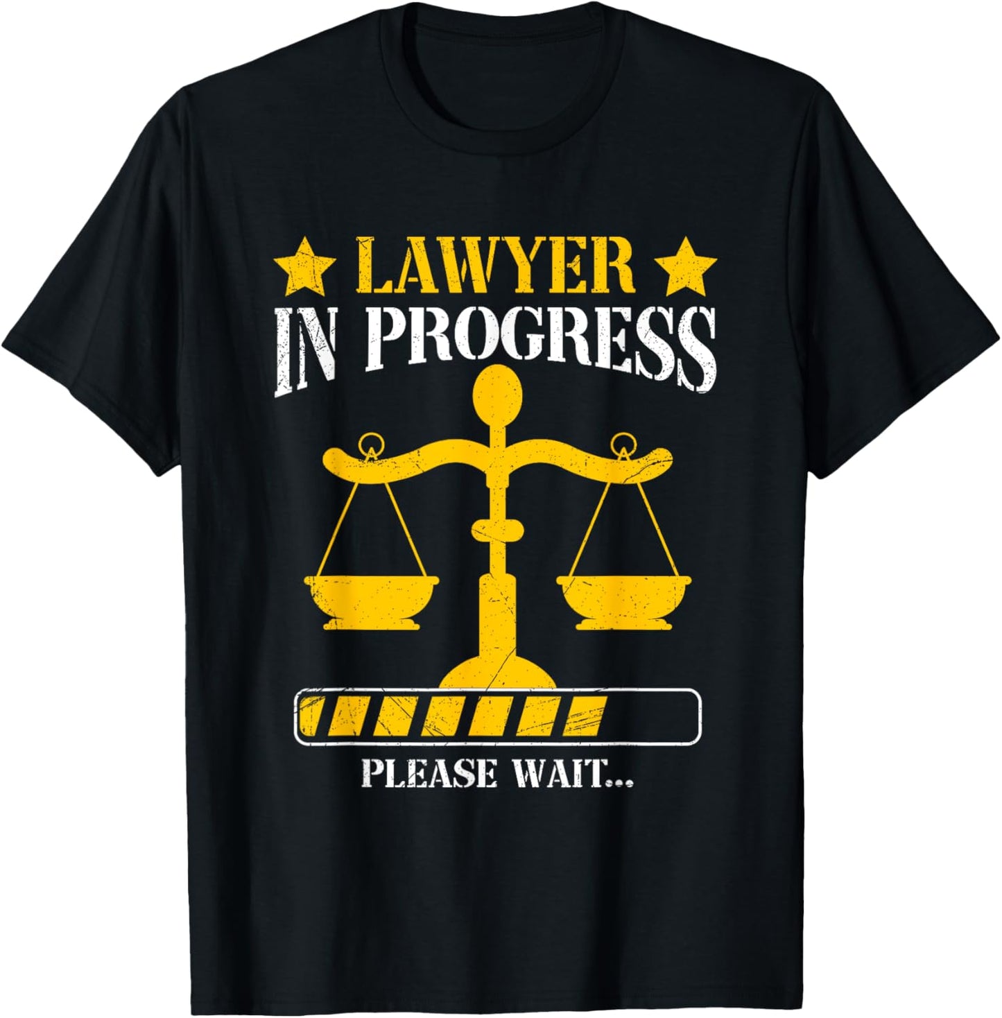 Lawyer In Progress Law School Student Graduation Party T-Shirt - T-Shirt | Black