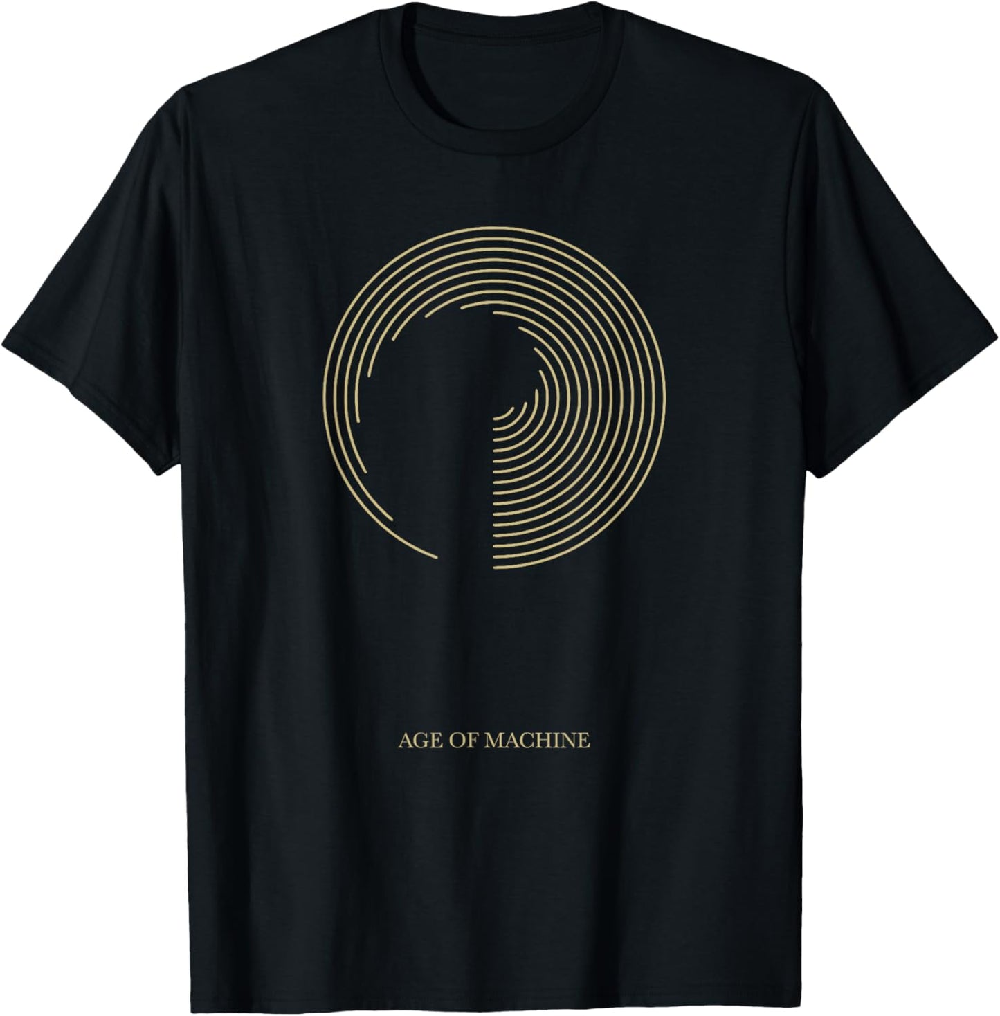 Official Greta Van Fleet Age of Machine Black T-Shirt - T-Shirt | Black