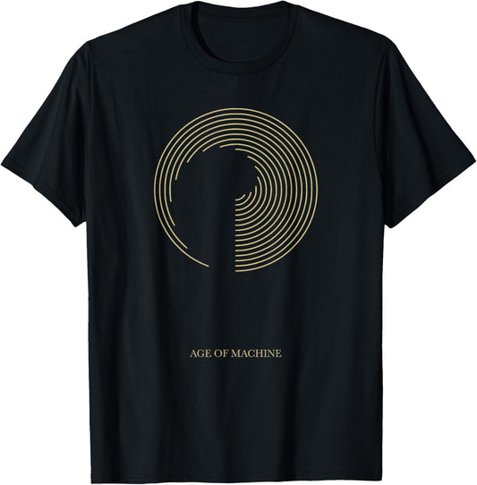 Official Greta Van Fleet Age of Machine Black T-Shirt - T-Shirt | Black