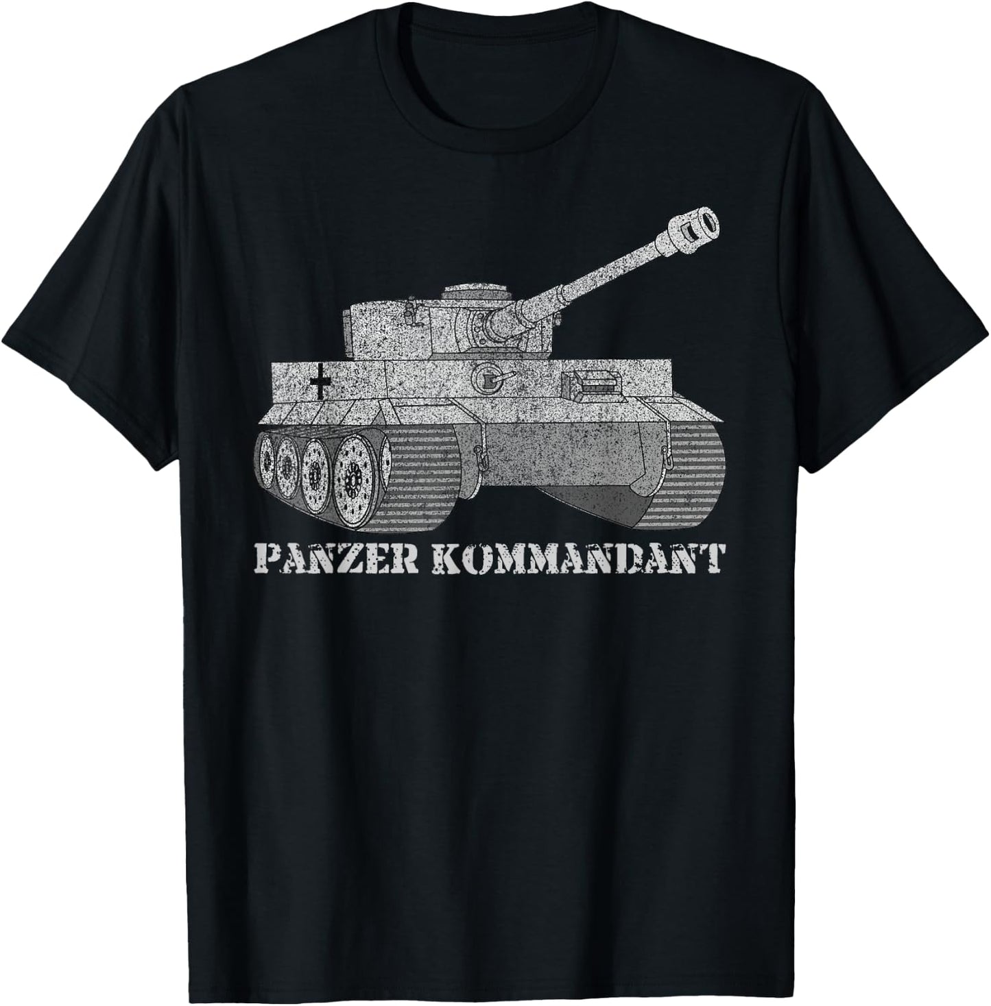 Tiger Tank Commander T shirt Gift Panzer Kommandant Wittmann T-Shirt - T-Shirt | Black