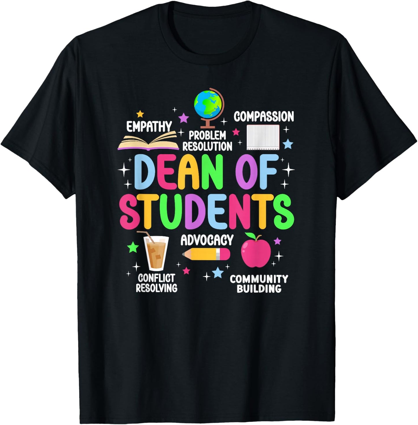 Best Dean Of Students Appreciation Dean Of Students T-Shirt - T-Shirt | Black