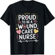 WOCN Wound Care Nurse Design Medical Ostomy Nursing T-Shirt - T-Shirt | Black