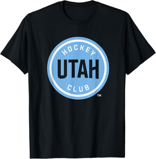 Utah Hockey Club Icon Black Officially Licensed T-Shirt - T-Shirt | Black