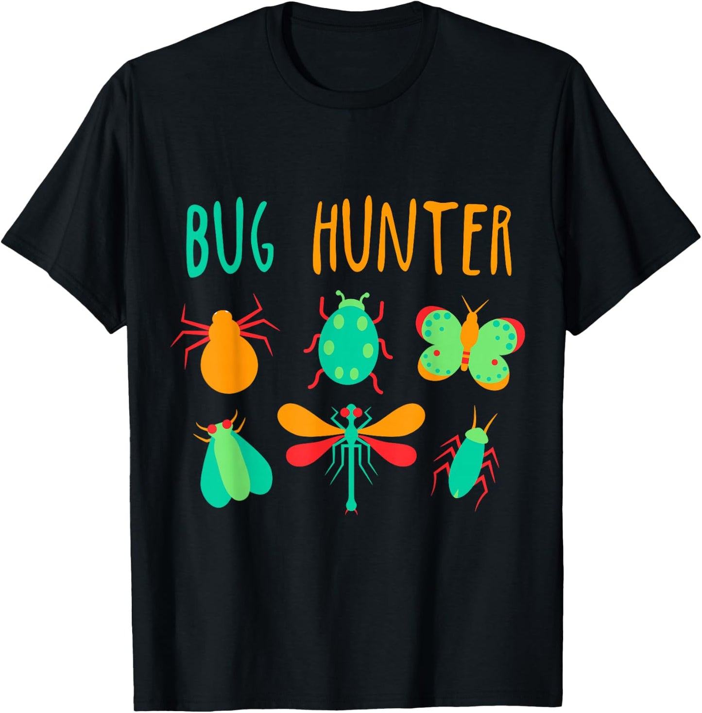 Bug Hunter Insect Lover Gift Kids - Boys & Girls T-Shirt - T-Shirt | Black