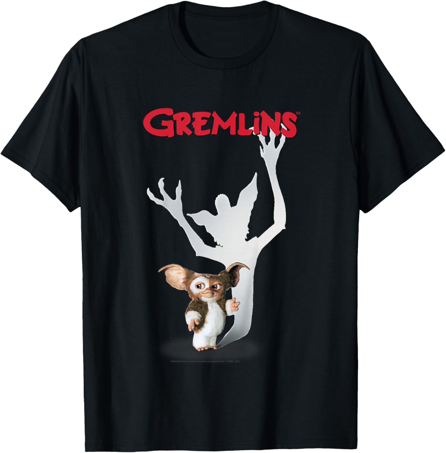 Kids Gremlins Gizmo Classic Poster T-Shirt - T-Shirt | Black