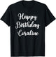Happy Birthday Coraline T-Shirt - T-Shirt | Black
