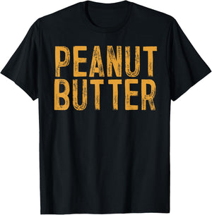 Peanut Butter Shirt Matching Cute Halloween Costume T-Shirt - T-Shirt | Black