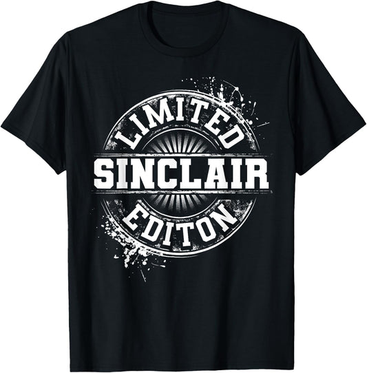 SINCLAIR Funny Surname Family Tree Birthday Reunion Gift T-Shirt - T-Shirt | Black