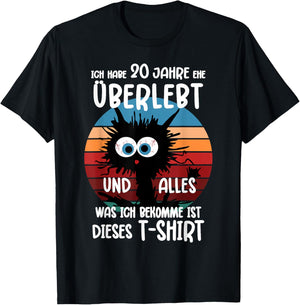 20 Jahre Verheiratet Porzellanhochzeit Ehe 20 Hochzeitstag T-Shirt - T-Shirt | Black