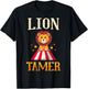 Lion Tamer Funny Kids Circus Costume Party Matching Carnival T-Shirt - T-Shirt | Black