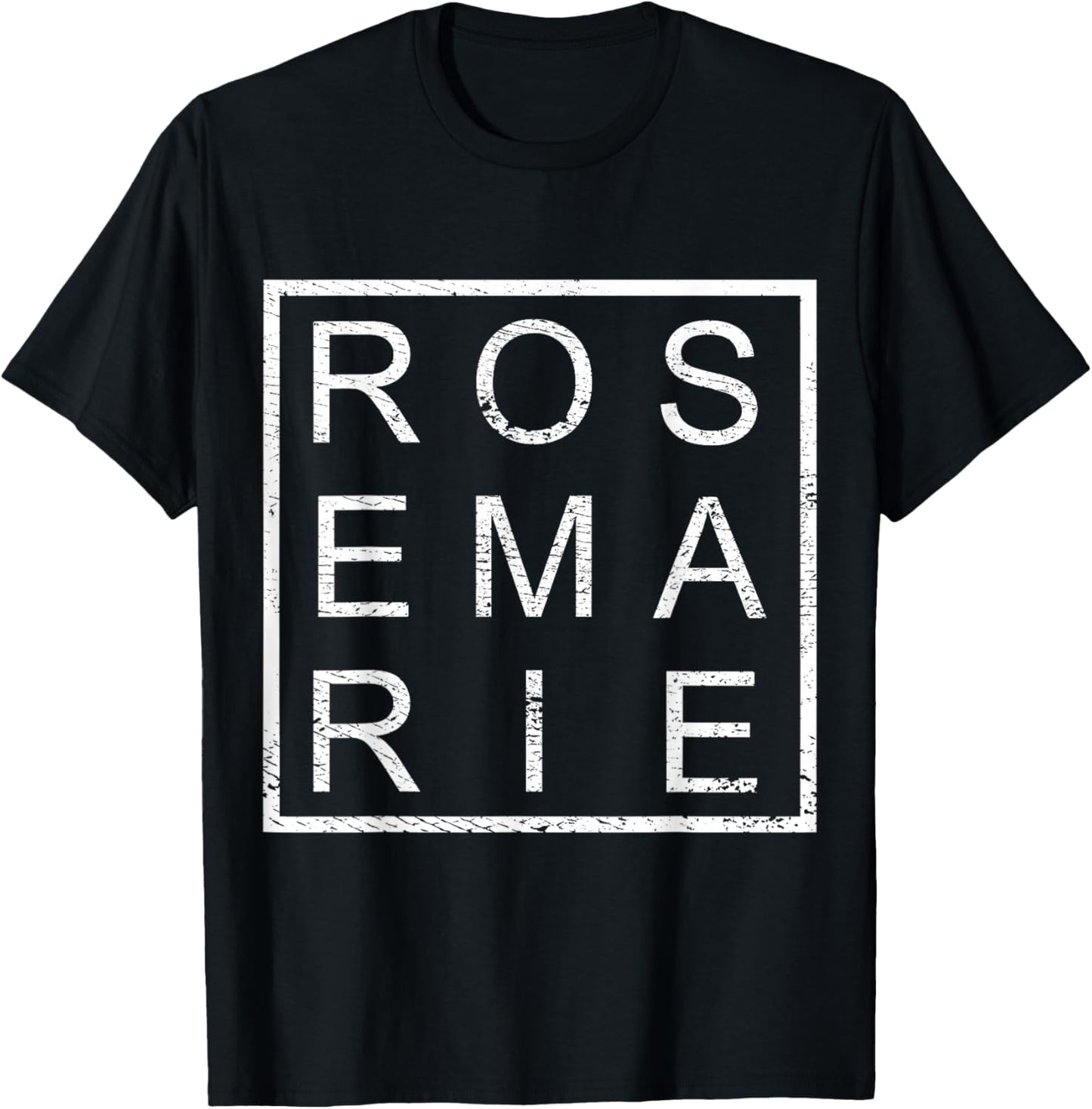 Rosemarie Personalised, Rosemarie Name, Mrs Rosemarie T-Shirt - T-Shirt | Black