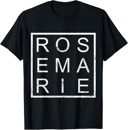 Rosemarie Personalised, Rosemarie Name, Mrs Rosemarie T-Shirt - T-Shirt | Black