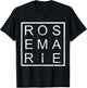 Rosemarie Personalised, Rosemarie Name, Mrs Rosemarie T-Shirt - T-Shirt | Black