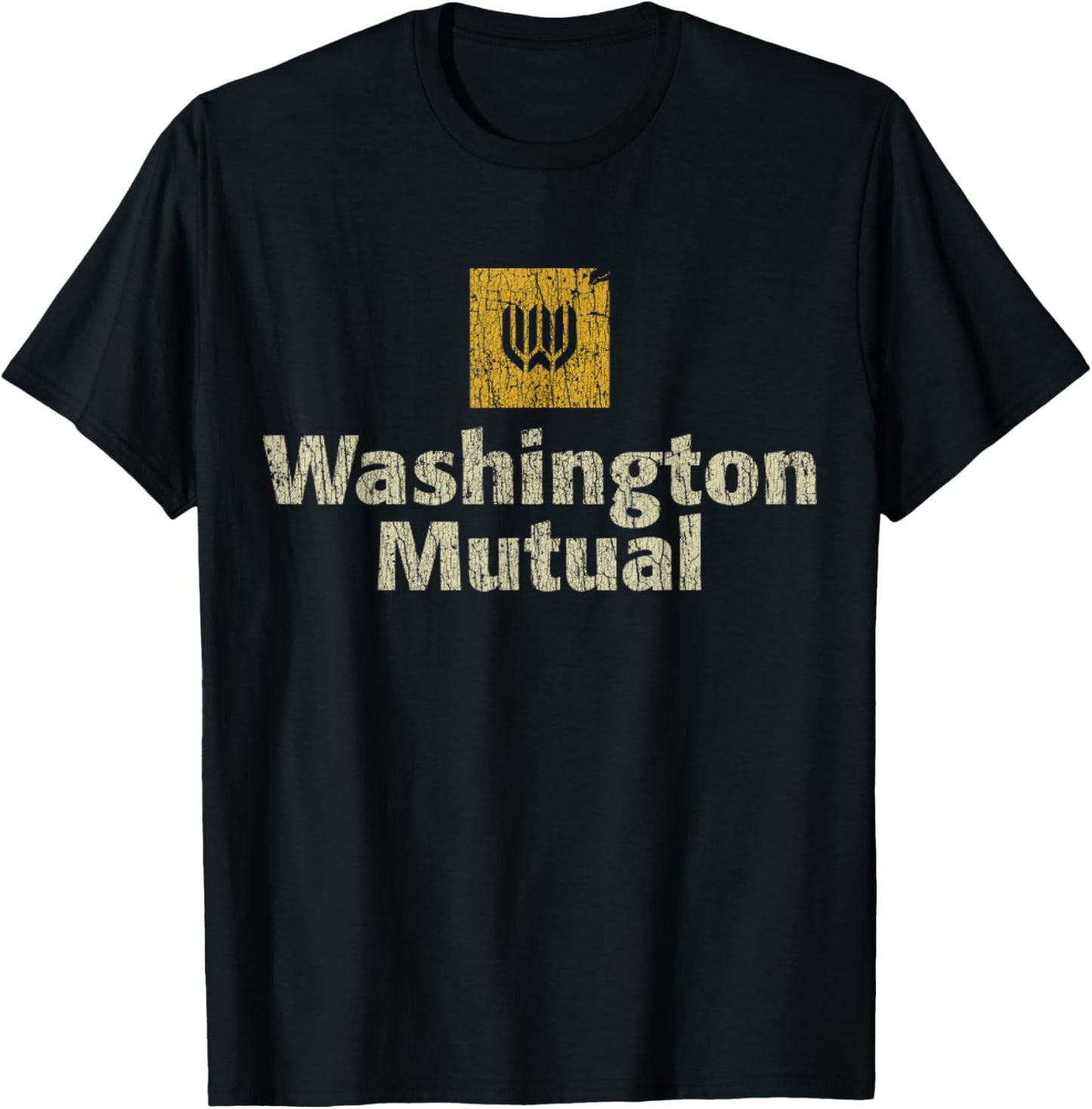 Washington Mutual 1889 T-Shirt - T-Shirt | Black