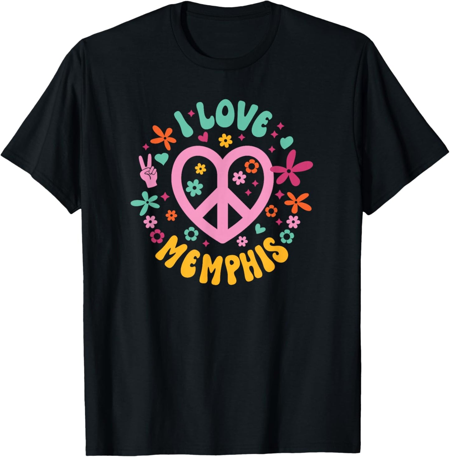I Love Memphis T-Shirt - T-Shirt | Black