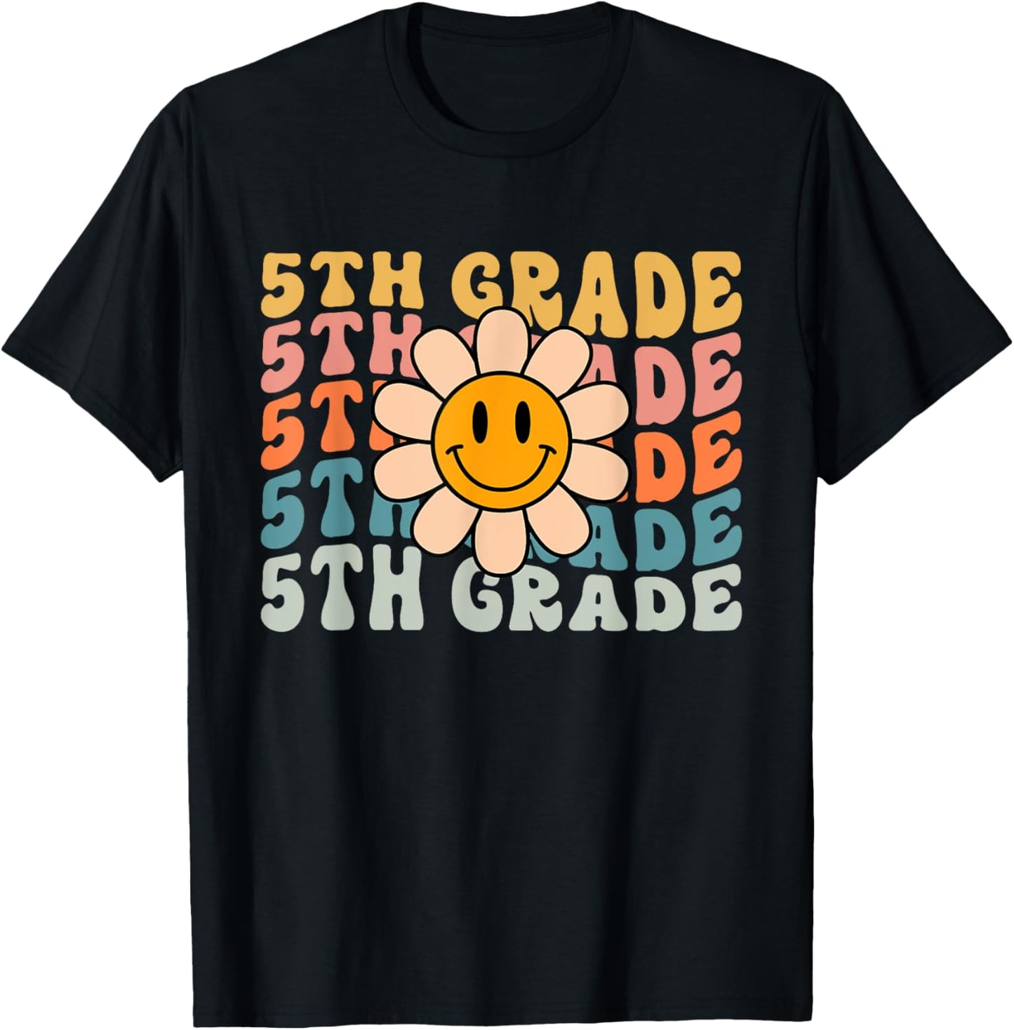 In My Fifth Grade Era Back To School 5th Grade Teacher Team Men Women Girls Kids T-Shirt - T-Shirt | Black