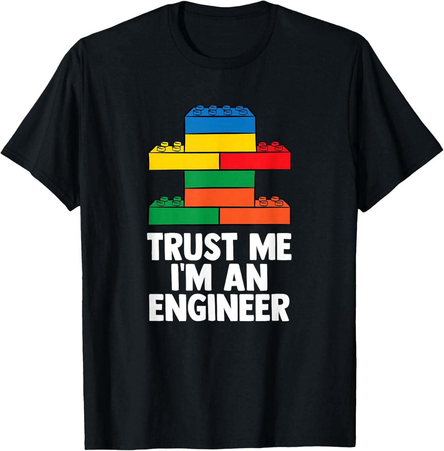I´m an Engineer - Building Blocks Brick Toy Brick Builder T-Shirt - T-Shirt | Black