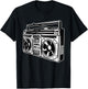 Ghetto Blaster 80's 90's Hip Hip Rap T-Shirt - T-Shirt | Black