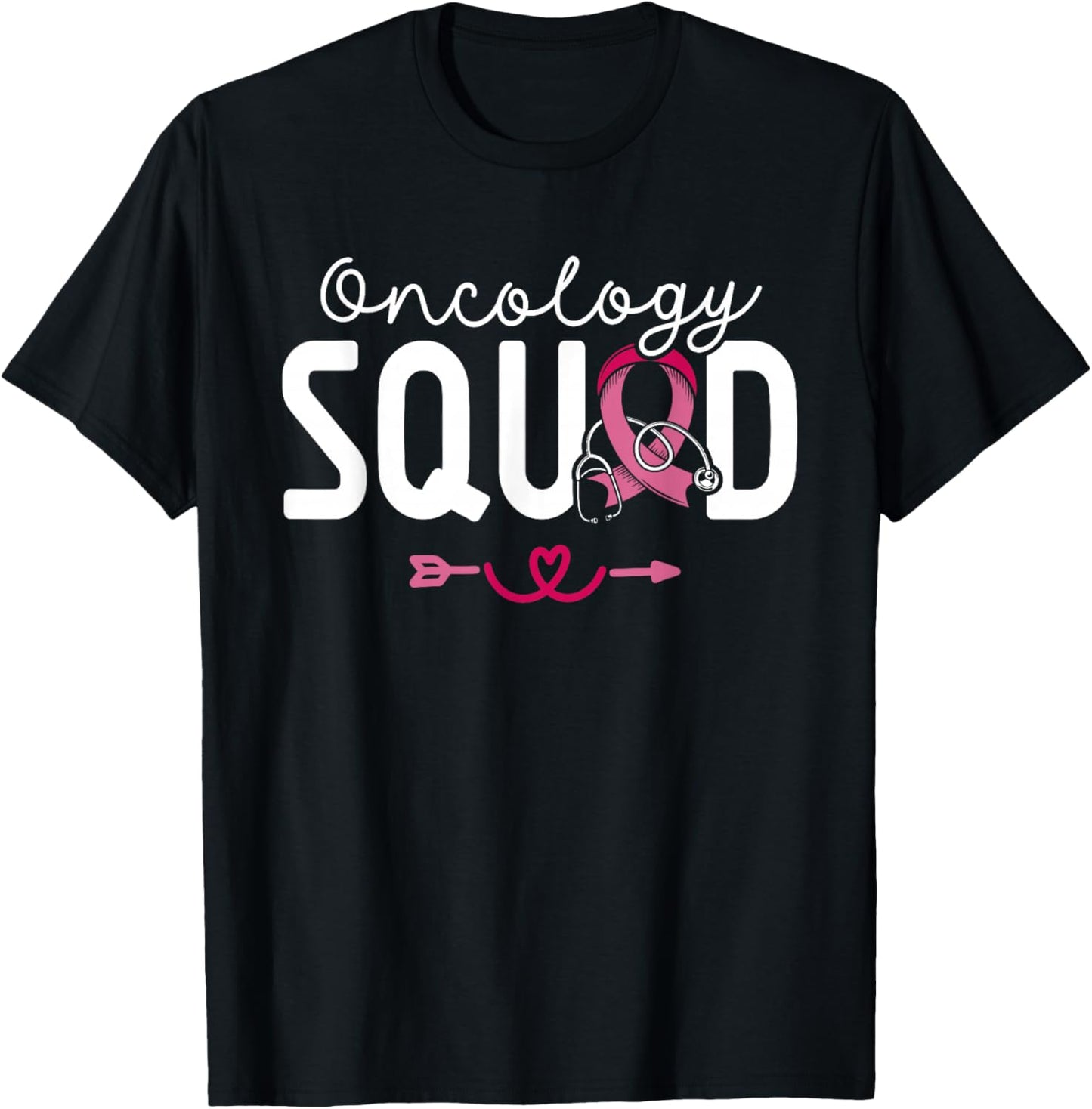 Oncology Squad Cancer Nursing Nurses Oncology Nurse T-Shirt - T-Shirt | Black