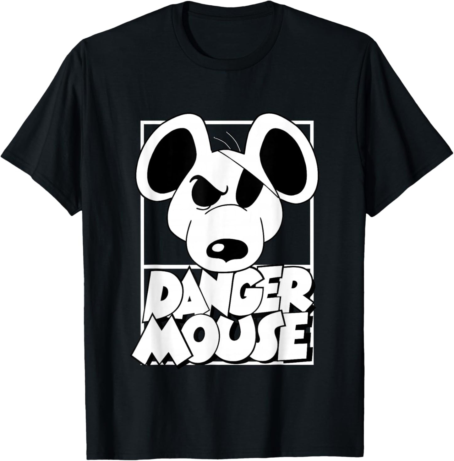 Danger Mouse Eye Patch T-Shirt - T-Shirt | Black