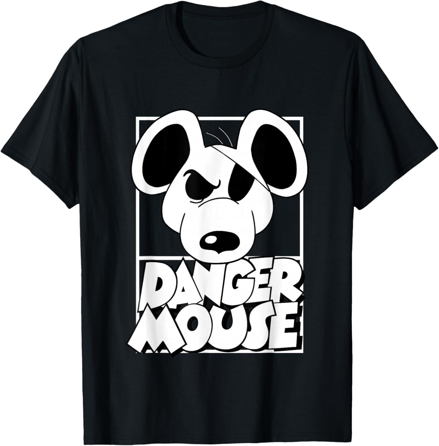 Danger Mouse Eye Patch T-Shirt - T-Shirt | Black