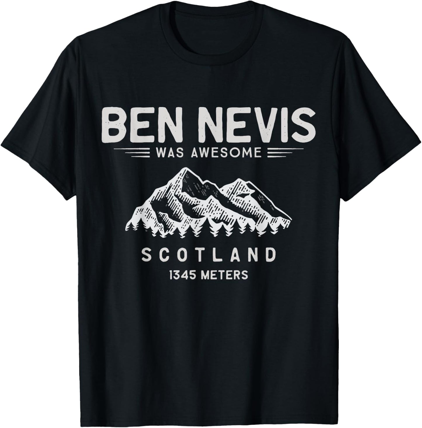 Ben Nevis Scotland High Point T-Shirt - T-Shirt | Black
