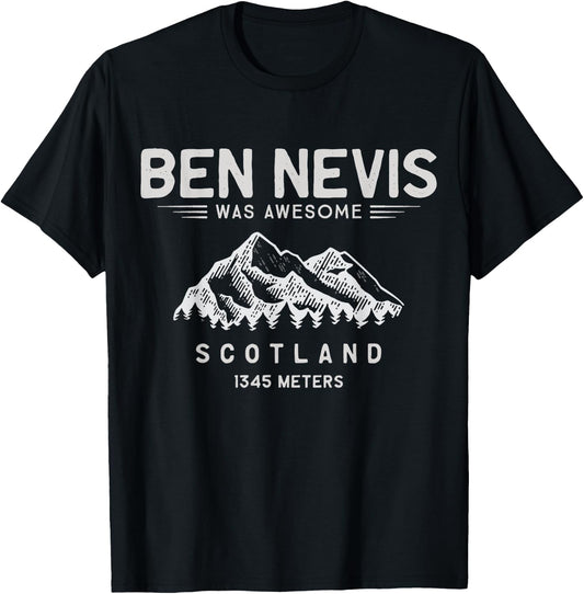 Ben Nevis Scotland High Point T-Shirt - T-Shirt | Black