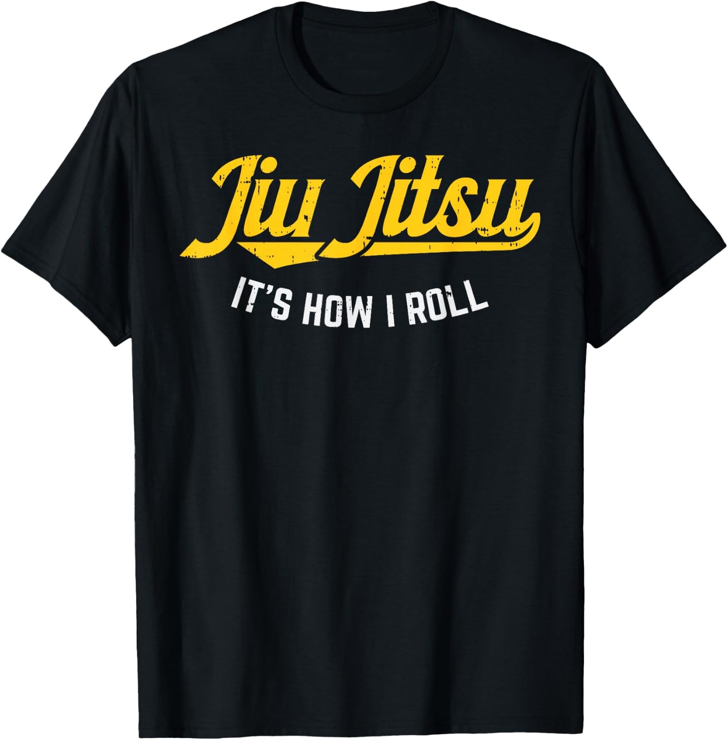 Jiu Jitsu How I Roll Funny BJJ Training Martial Arts Gift T-Shirt - T-Shirt | Black