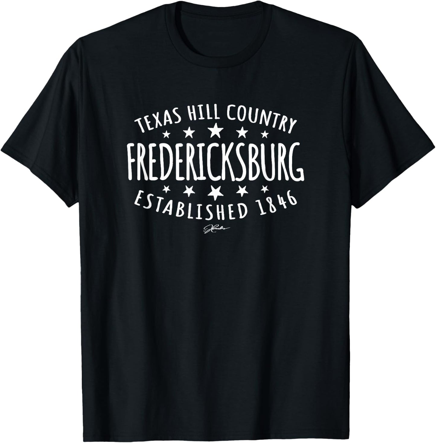 JCombs: Fredericksburg, TX T-Shirt - T-Shirt | Black