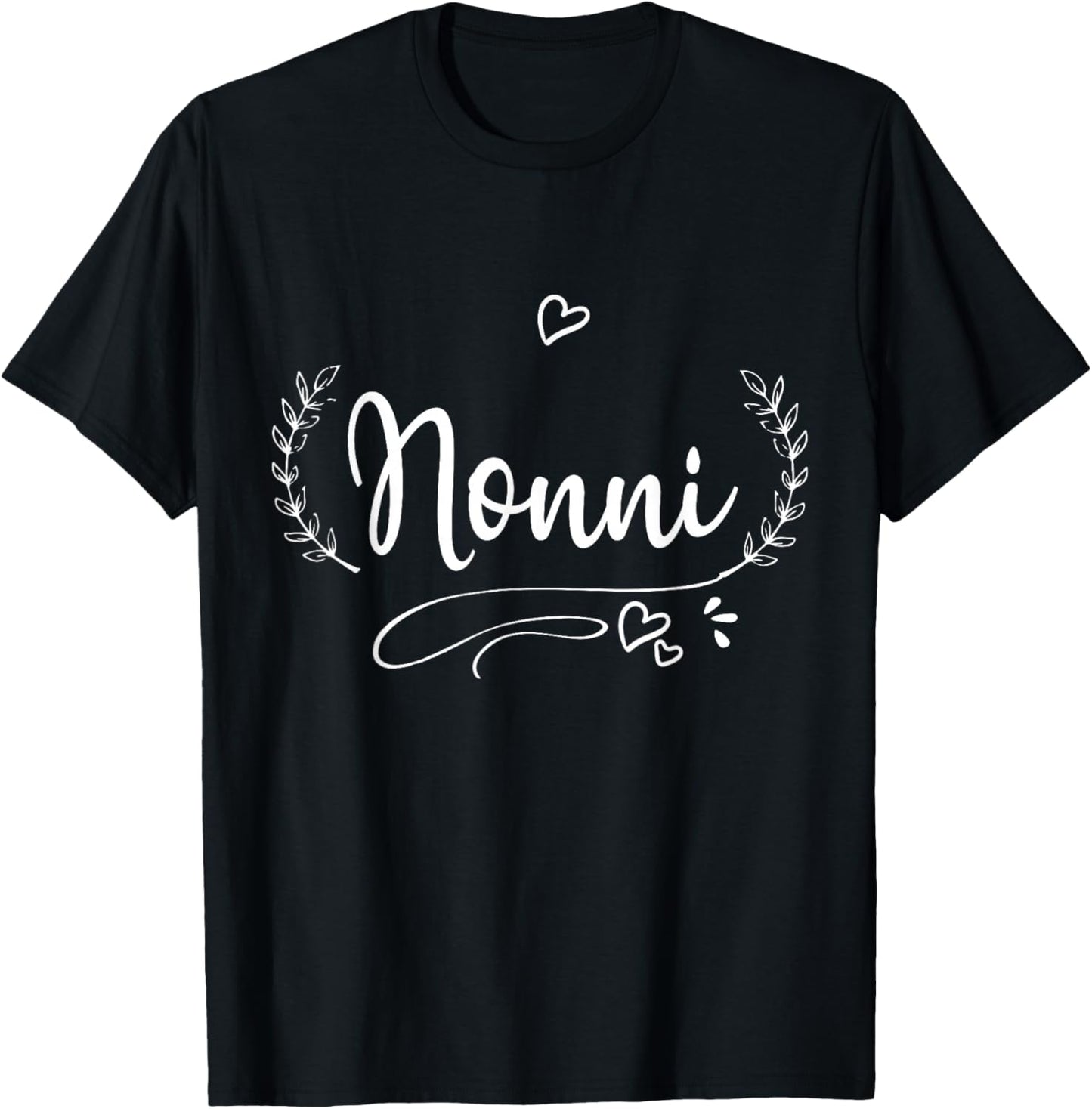 Nonni Women Nonni Gifts for Grandma Birthday T-Shirt - T-Shirt | Black