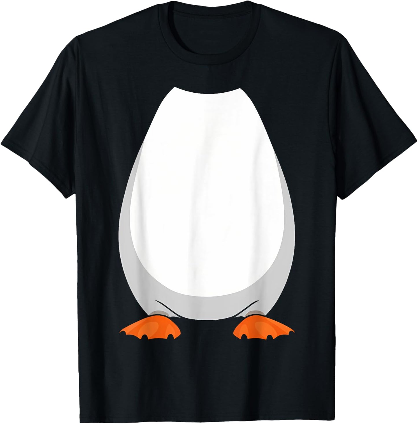 Penguin costume belly animal costume carnival T-Shirt - T-Shirt | Black
