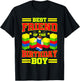Best Friend Of The Birthday Boy Bricks Master Builder Family T-Shirt - T-Shirt | Black