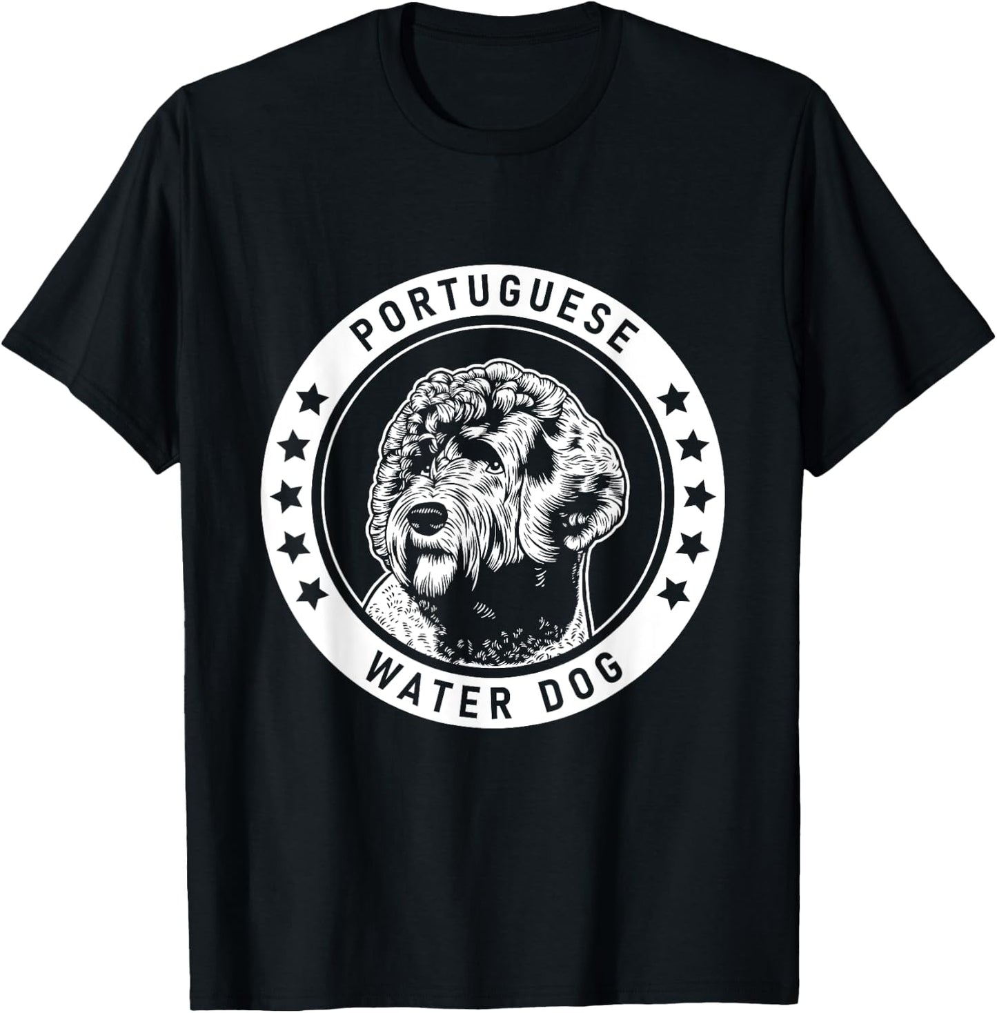 Portuguese Water Dog Fan design Women Girls Kids T-Shirt - T-Shirt | Black