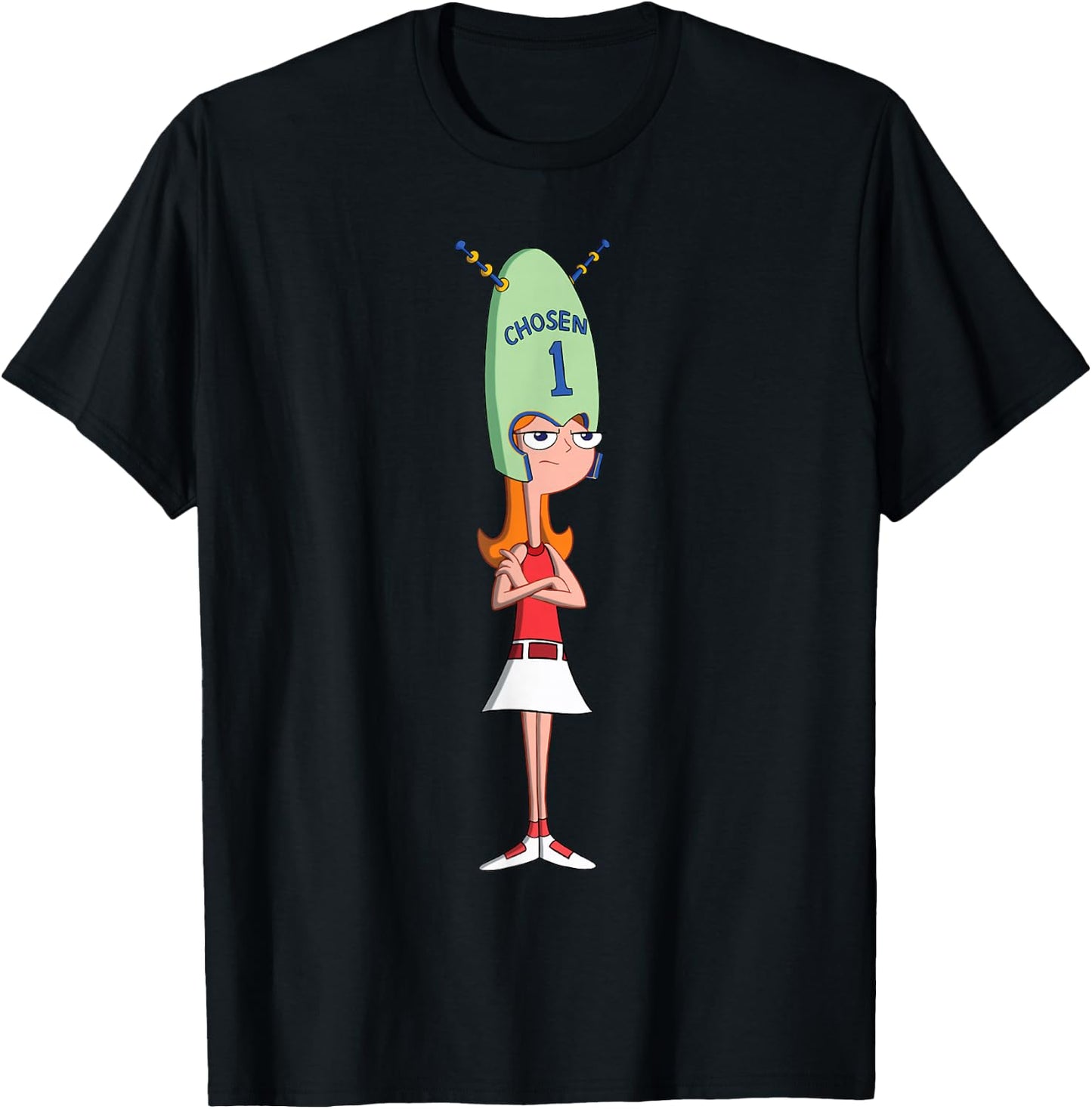 Phineas and Ferb Candace Against the Universe Chosen 1 T-Shirt - T-Shirt | Black