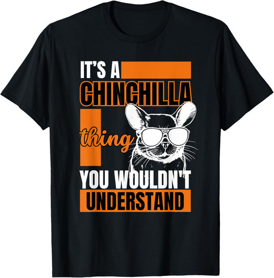 Funny Chinchilla Shirts Animal Lover Chinchilla Owner T-Shirt - T-Shirt | Black