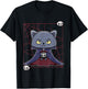 Black Cat Vampire Dracula And Monster Item For Halloween T-Shirt - T-Shirt | Black