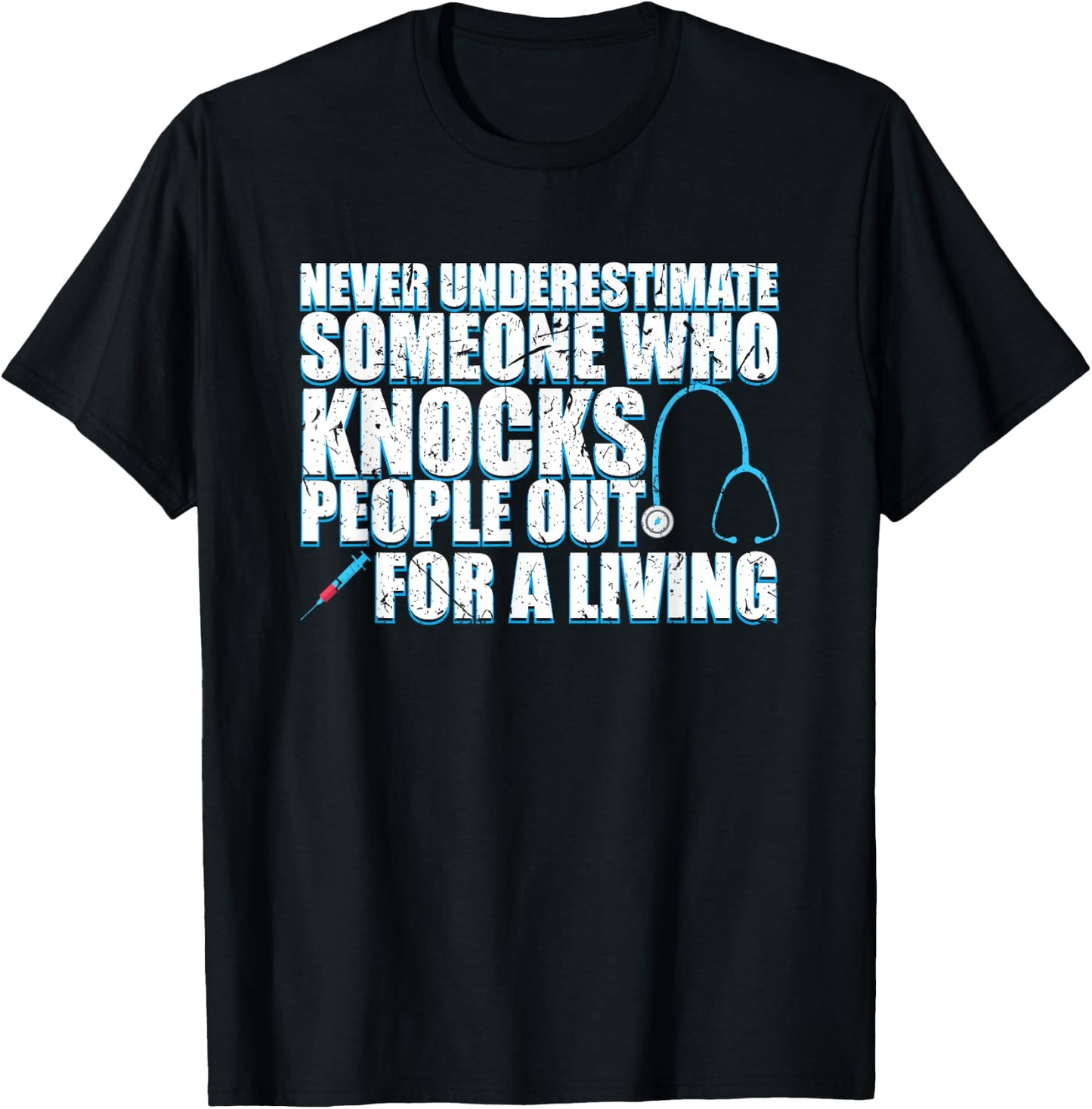 Nurse Anesthetist Graduation Funny Anesthesiology Gift T-Shirt - T-Shirt | Black