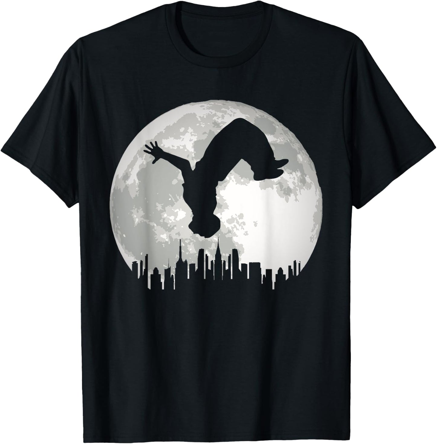 Urban Traceurs Design Parcour Pakour Freerunning Backflip T-Shirt - T-Shirt | Black