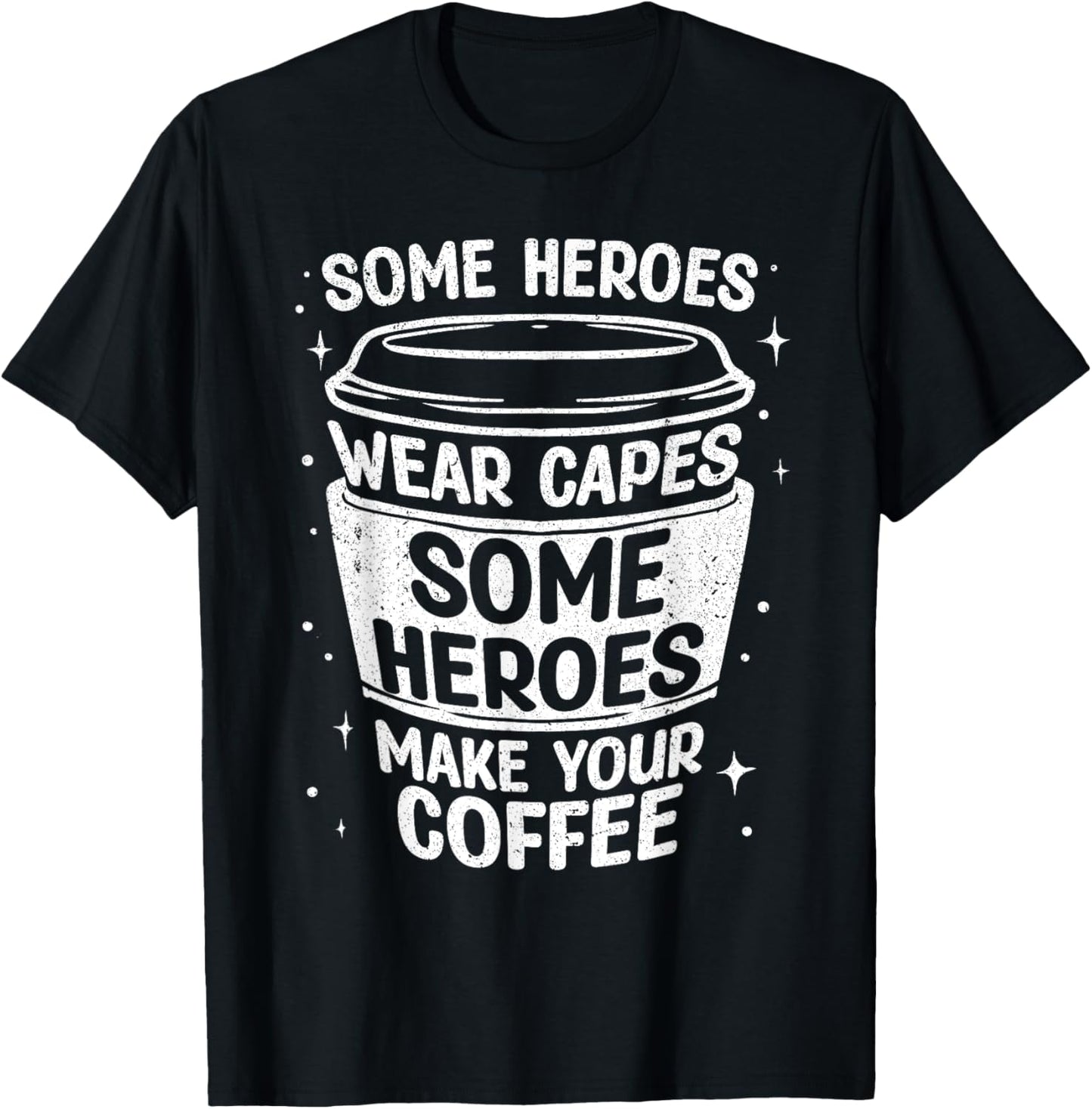 Cool Barista Art Women Cappucino Cup Espresso Lovers T-Shirt - T-Shirt | Black