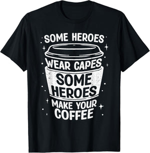 Cool Barista Art Women Cappucino Cup Espresso Lovers T-Shirt - T-Shirt | Black