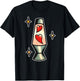 Lava Lamp Hearts T-Shirt - T-Shirt | Black