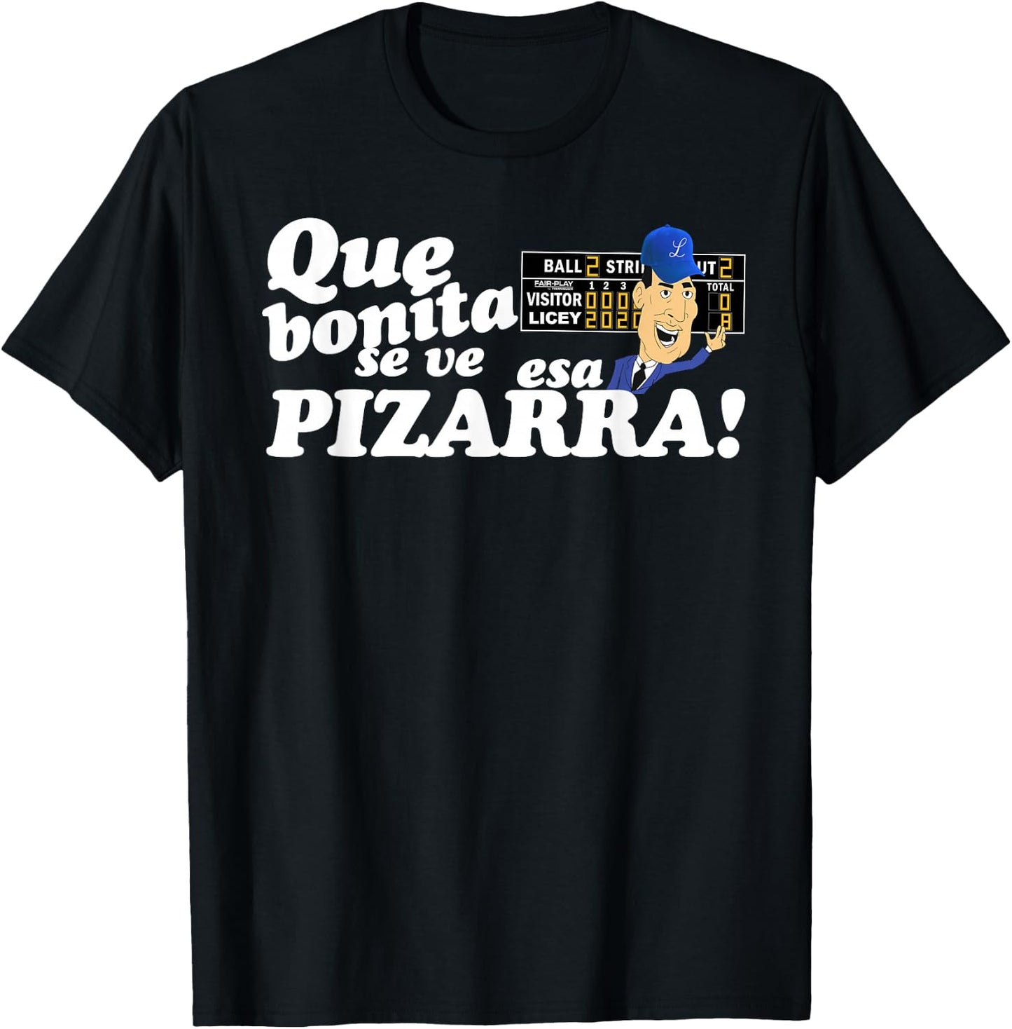 Franklin pizarra iLiceysta Tigre licey Dominican baseball T-Shirt - T-Shirt | Black