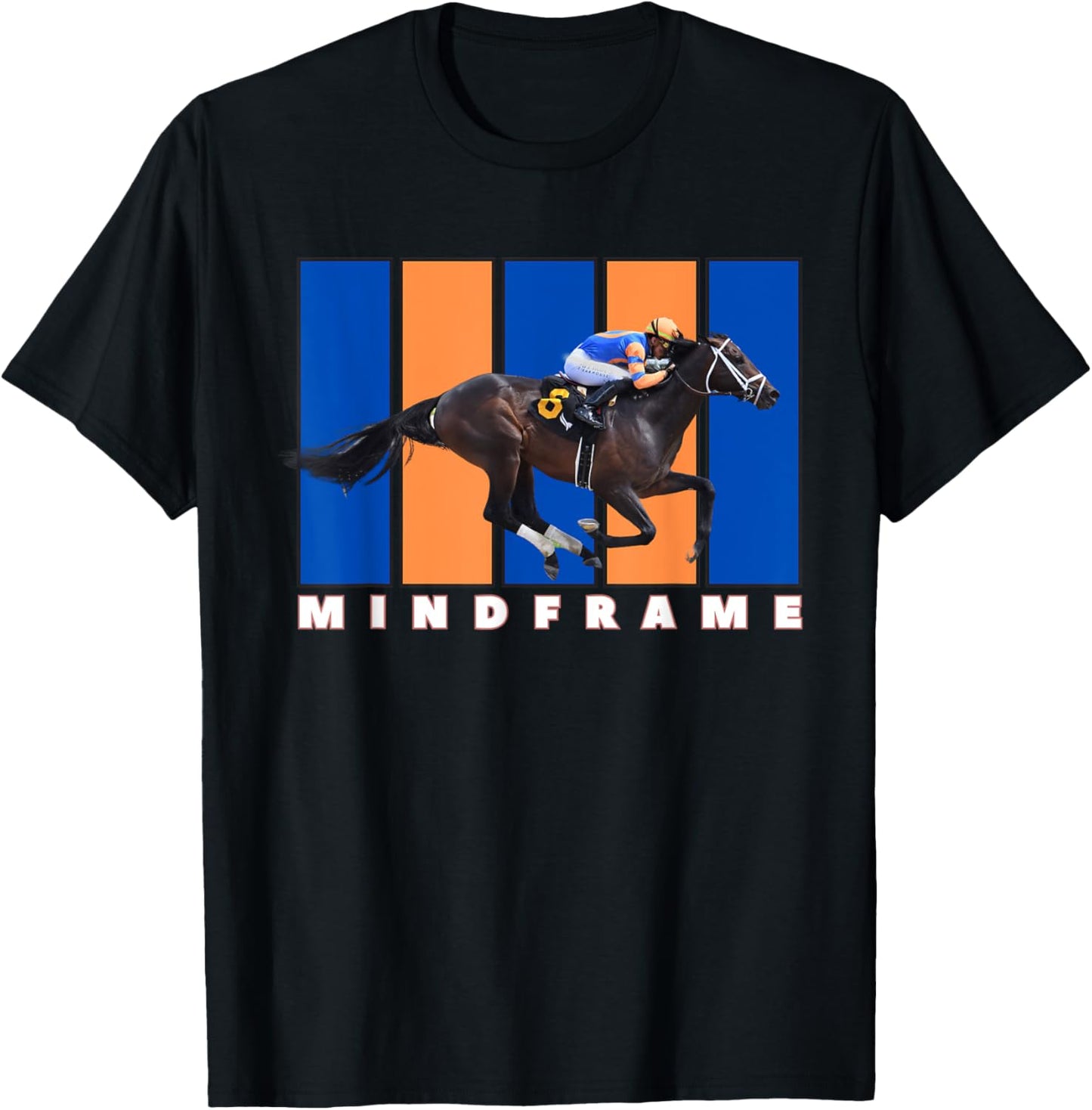 Mindframe Horse, Horse Racing, Del Mar, Santa Anita Shirt T-Shirt - T-Shirt | Black